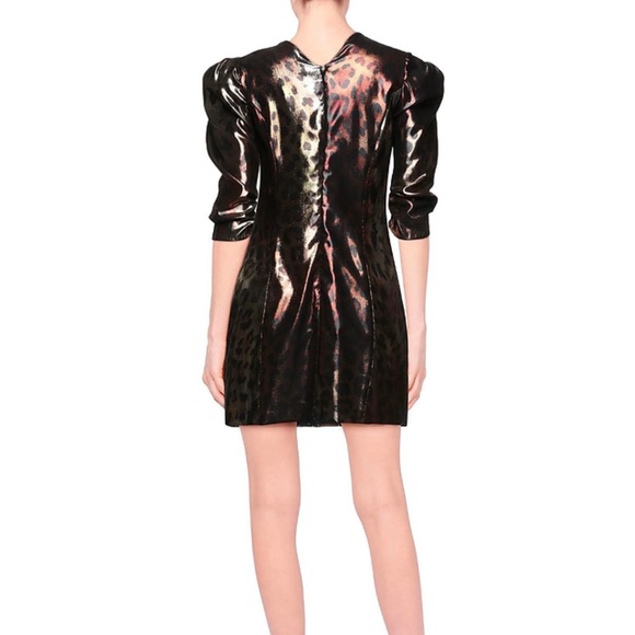 NEW $2,825 POP Animal PRINT VERSACE MINI LEOPARD DRESS 8 46 - Picture 8 of 16